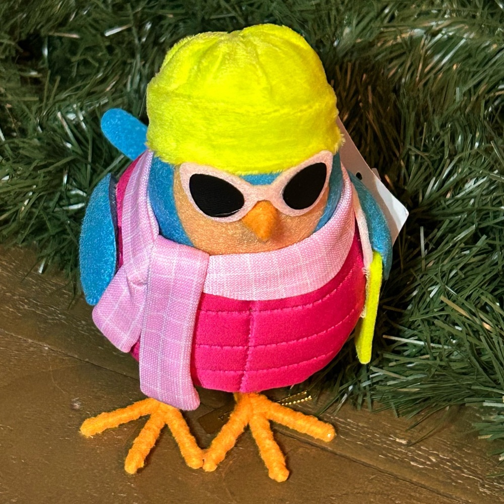 Featherly Friends MERRY Bird 2024 Target Wondershop 6.5” Tall  New
